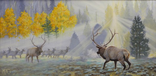 The Rut 15x30 $2250 at Hunter Wolff Gallery